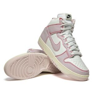 Nike Dunk High 1985 new in box 
Summit White · Barely Rose · University Red